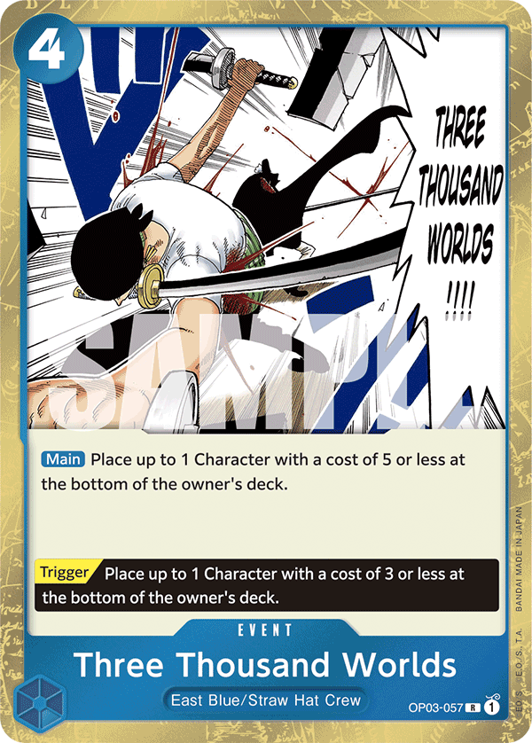 Three Thousand Worlds (PRB-01 OP03-057_p2) — Alt Art