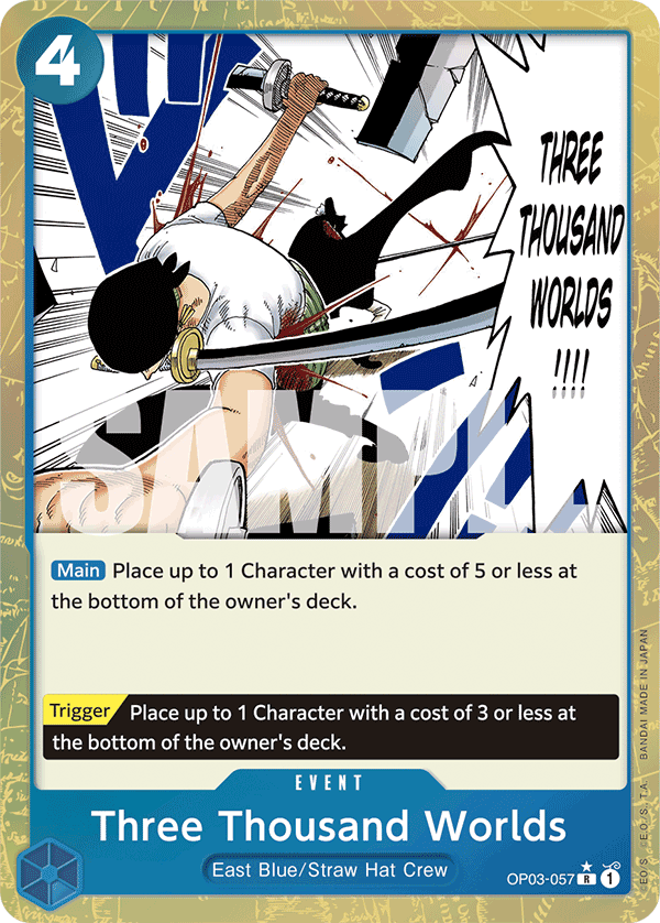 Three Thousand Worlds (PRB-01 OP03-057_p3) — Alt Art
