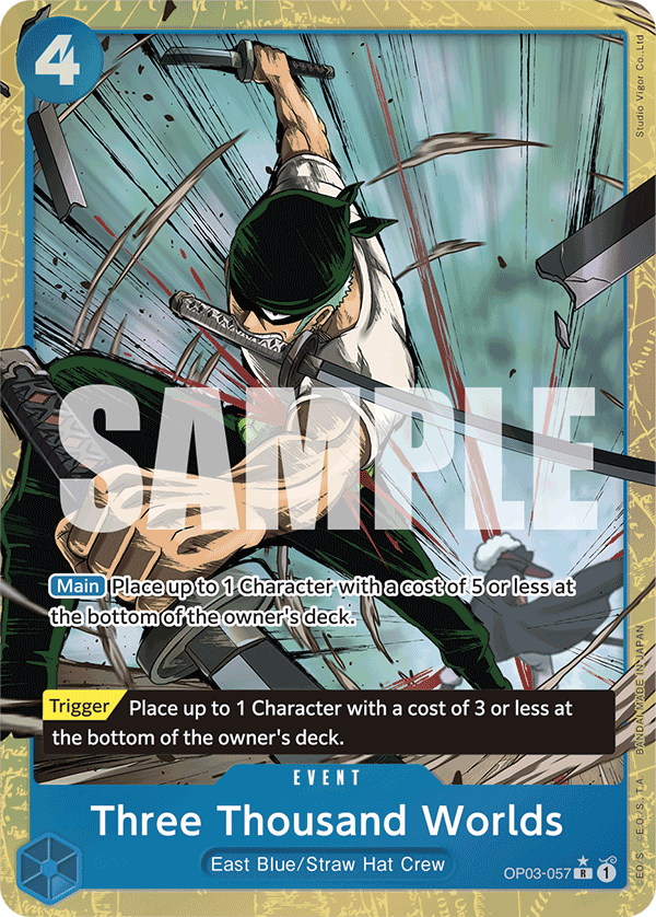 Three Thousand Worlds (PRB-01 OP03-057_p4) — Alt Art
