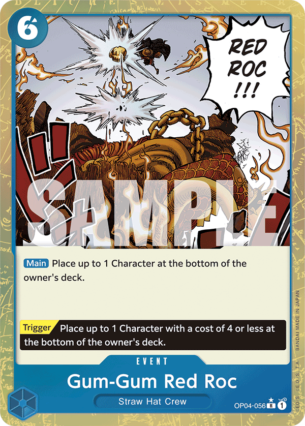 Gum-Gum Red Roc (PRB-01 OP04-056_p3) — Alt Art