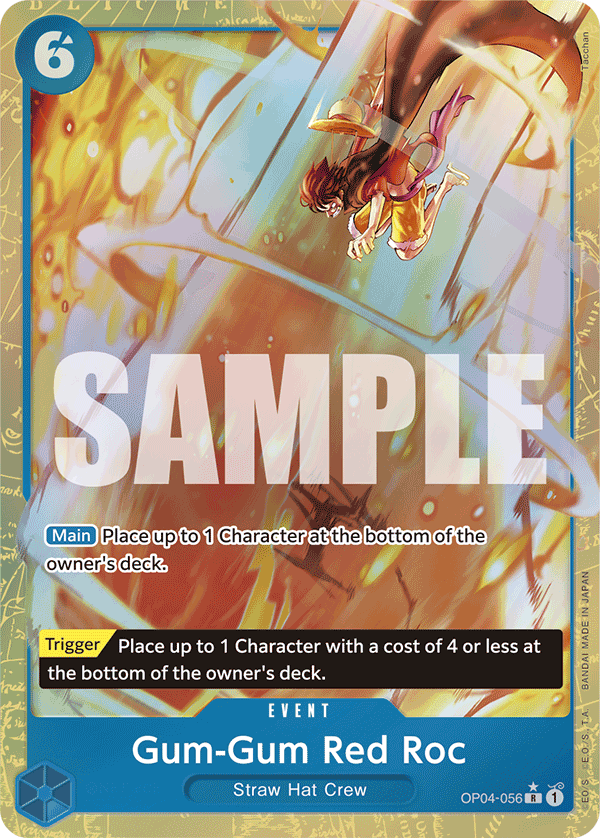 Gum-Gum Red Roc (PRB-01 OP04-056_p4) — Alt Art