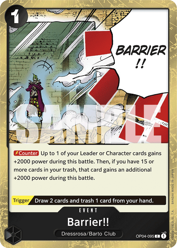 Barrier!! (PRB-01 OP04-095_p2) — Alt Art