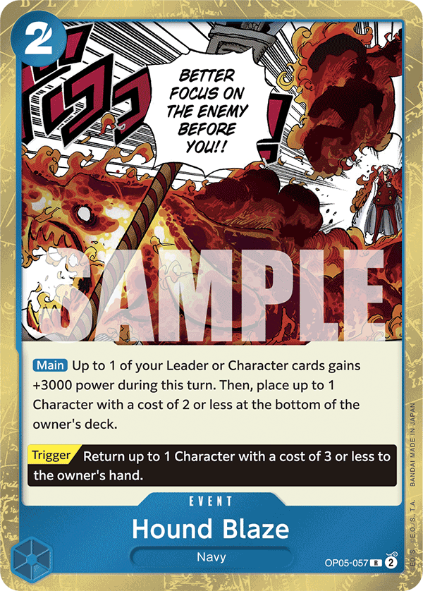 Hound Blaze (PRB-01 OP05-057_p2) — Alt Art