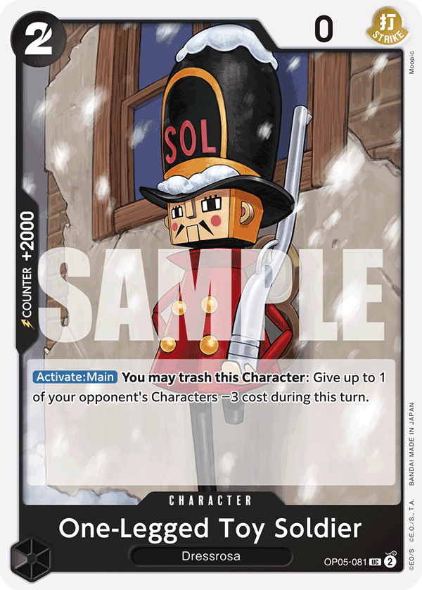 One-Legged Toy Soldier (PRB-01 OP05-081_r1)