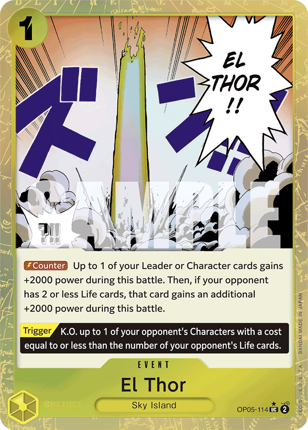 El Thor (PRB-01 OP05-114_p3) — Alt Art