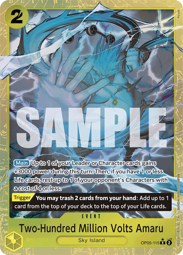 Two-Hundred Million Volts Amaru (PRB-01 OP05-115_p4) — Alt Art