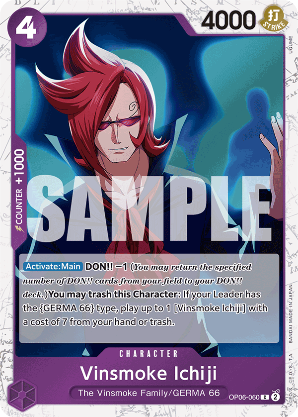 Vinsmoke Ichiji (PRB-01 OP06-060_p2) — Alt Art