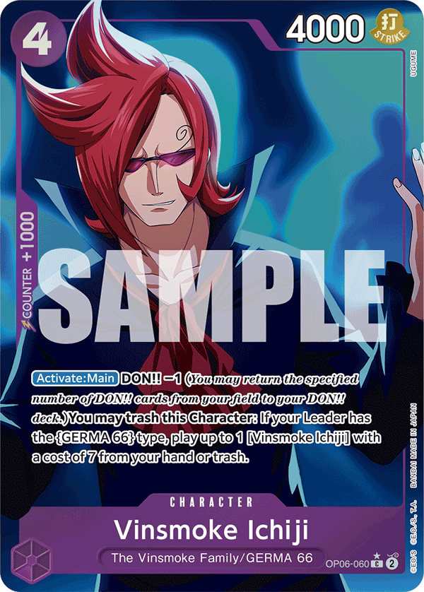Vinsmoke Ichiji (PRB-01 OP06-060_p3) — Alt Art
