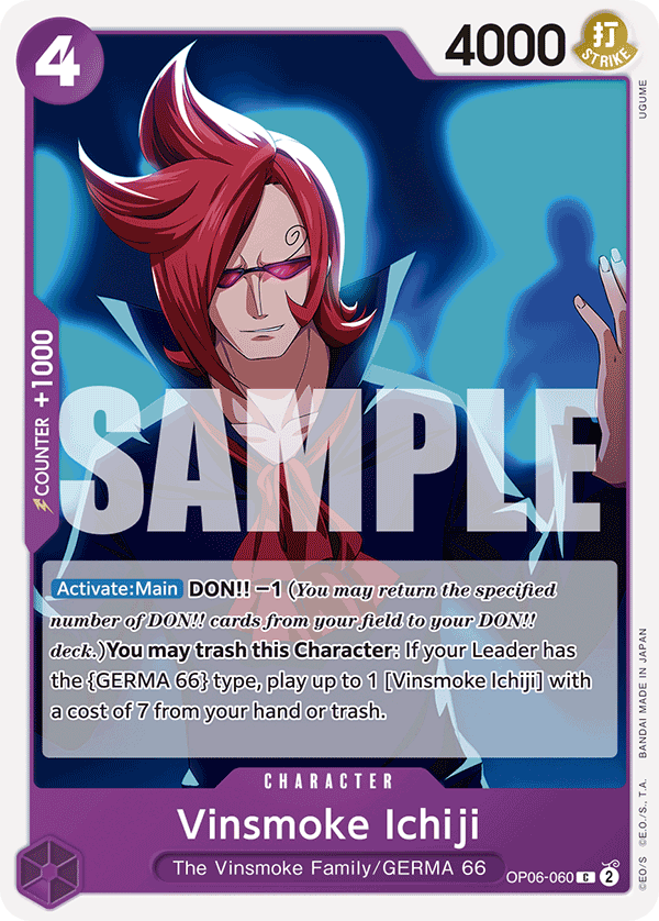 Vinsmoke Ichiji (PRB-01 OP06-060_r1)