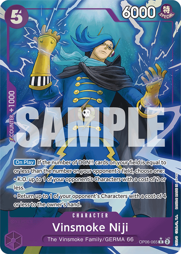 Vinsmoke Niji (PRB-01 OP06-065_p3) — Alt Art