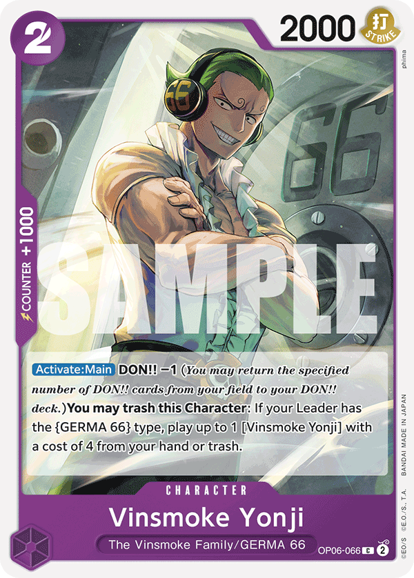 Vinsmoke Yonji (PRB-01 OP06-066_r1)