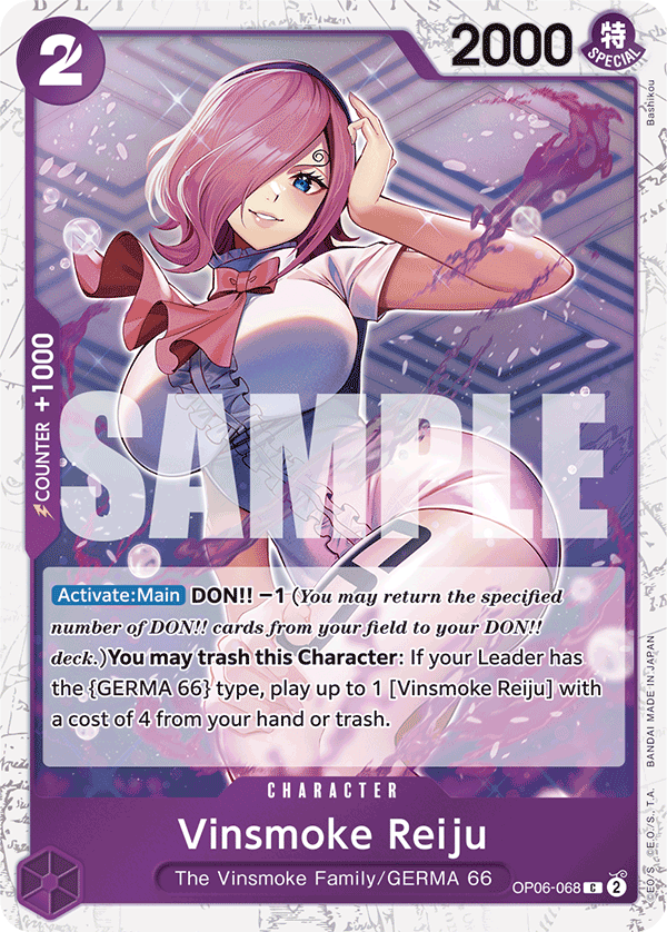Vinsmoke Reiju (PRB-01 OP06-068_p2) — Alt Art