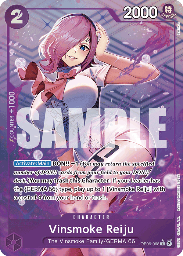 Vinsmoke Reiju (PRB-01 OP06-068_p3) — Alt Art