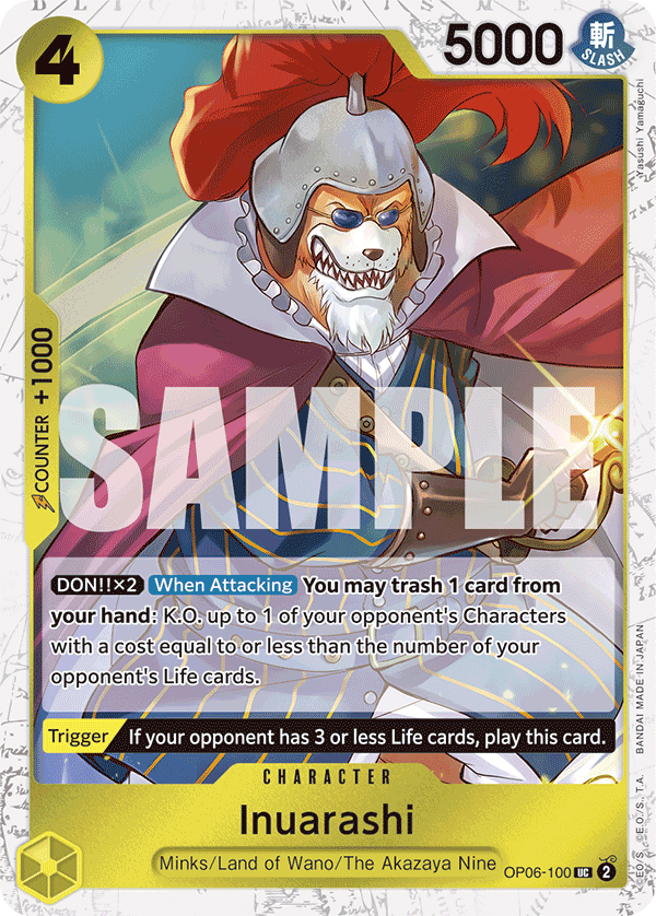 Inuarashi (PRB-01 OP06-100_p2) — Alt Art