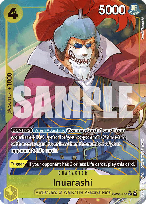 Inuarashi (PRB-01 OP06-100_p3) — Alt Art