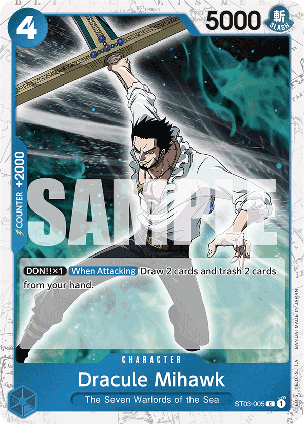 Dracule Mihawk (PRB-01 ST03-005_p4) — Alt Art