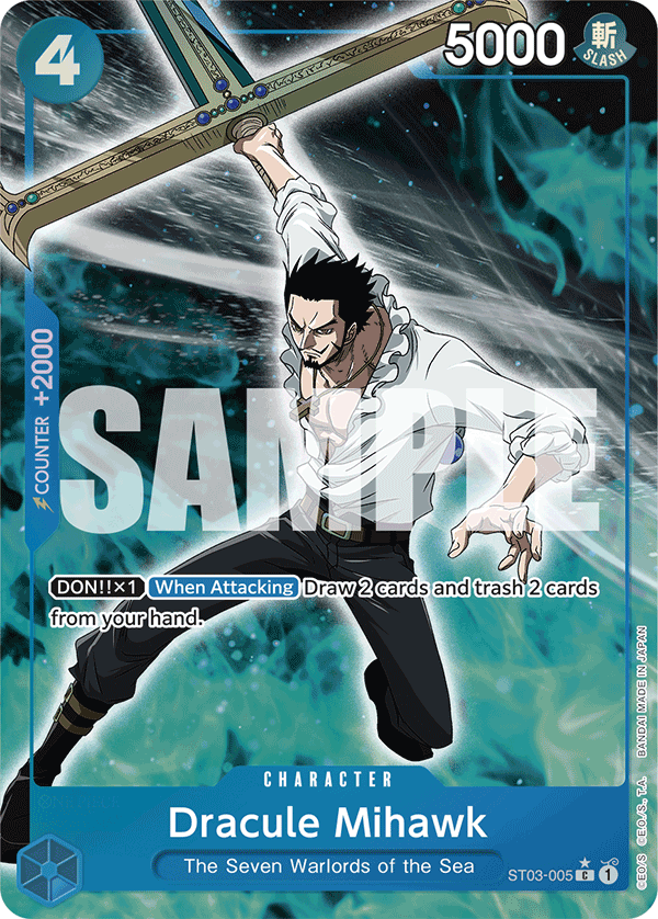 Dracule Mihawk (PRB-01 ST03-005_p5) — Alt Art