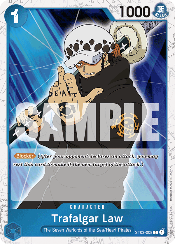 Trafalgar Law (PRB-01 ST03-008_p6) — Alt Art