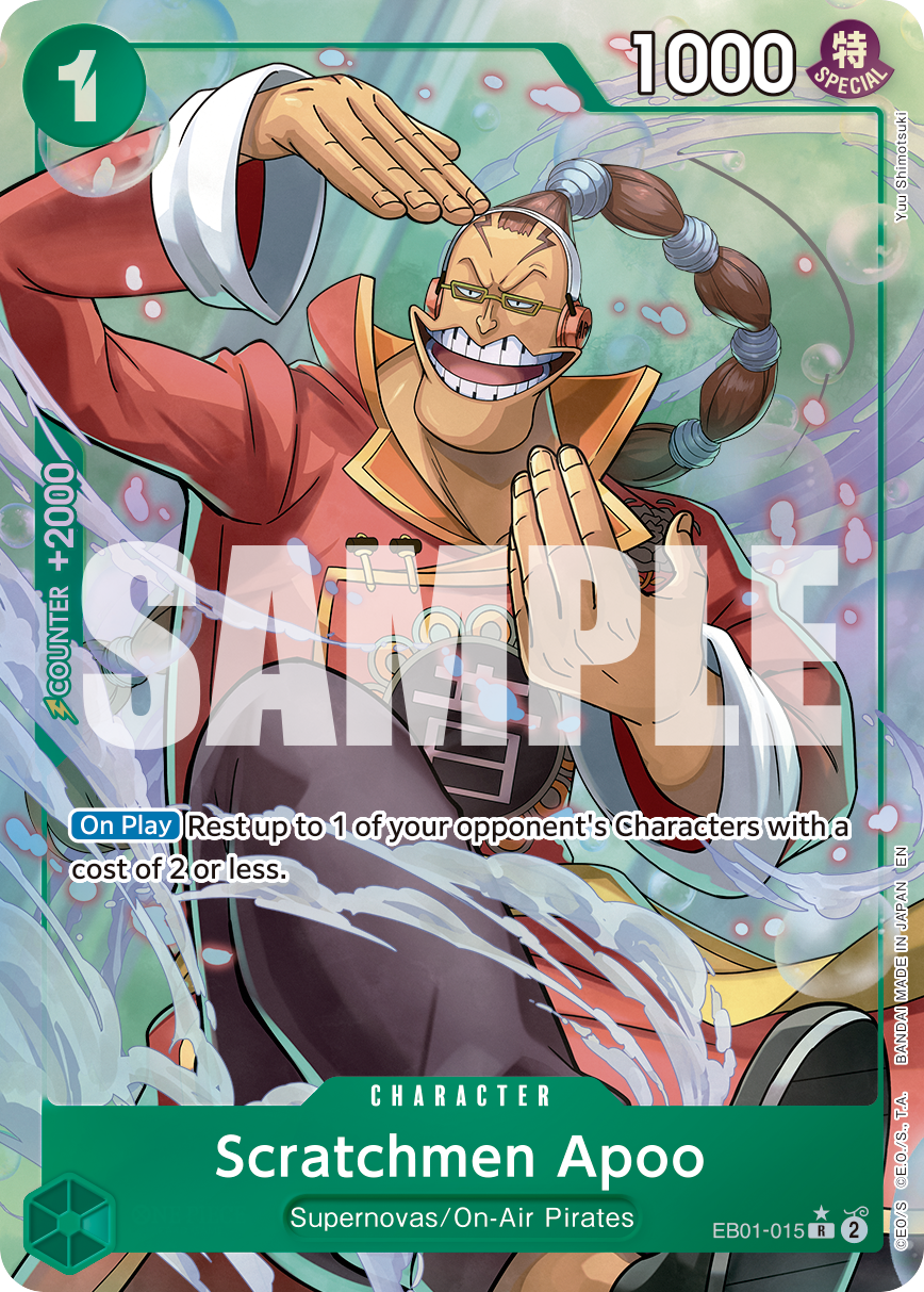 Scratchmen Apoo (PRB-02 EB01-015_p5) — Alt Art