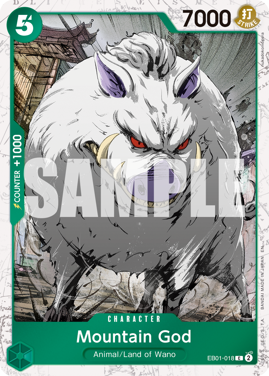 Mountain God (PRB-02 EB01-018_p1) — Alt Art