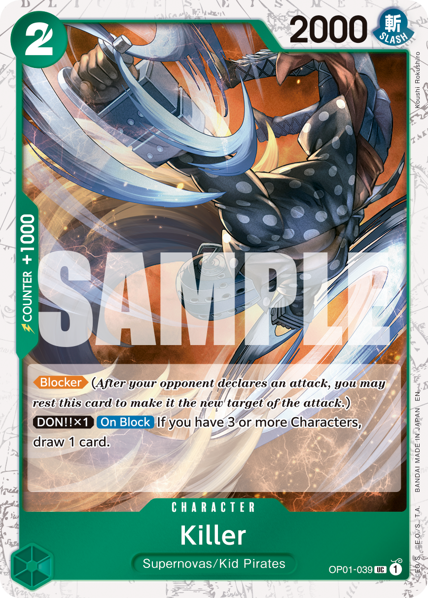 Killer (PRB-02 OP01-039_p1) — Alt Art