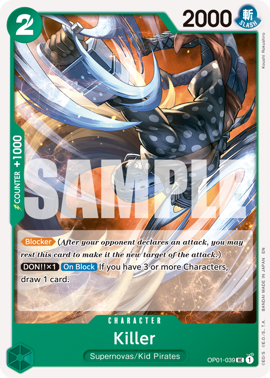 Killer (PRB-02 OP01-039_r1)