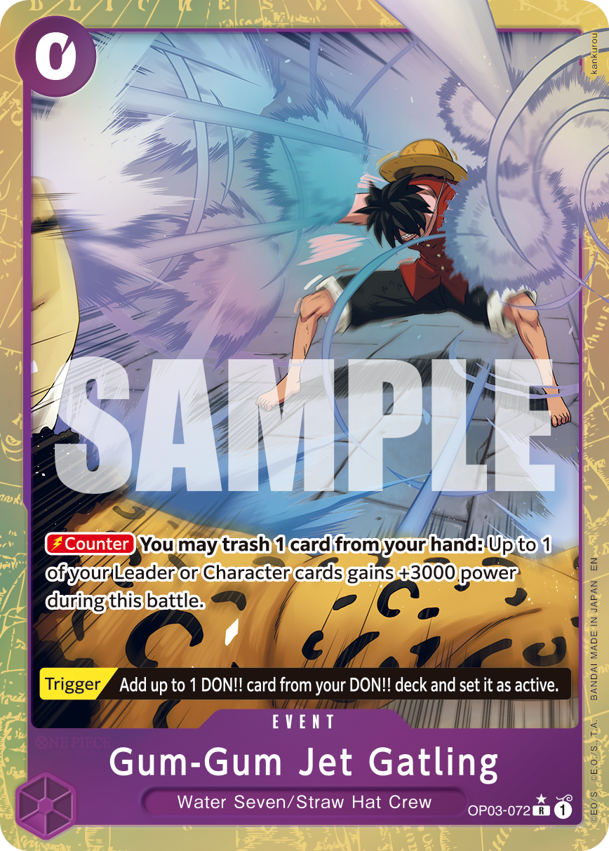Gum-Gum Jet Gatling (PRB-02 OP03-072_p1) — Alt Art
