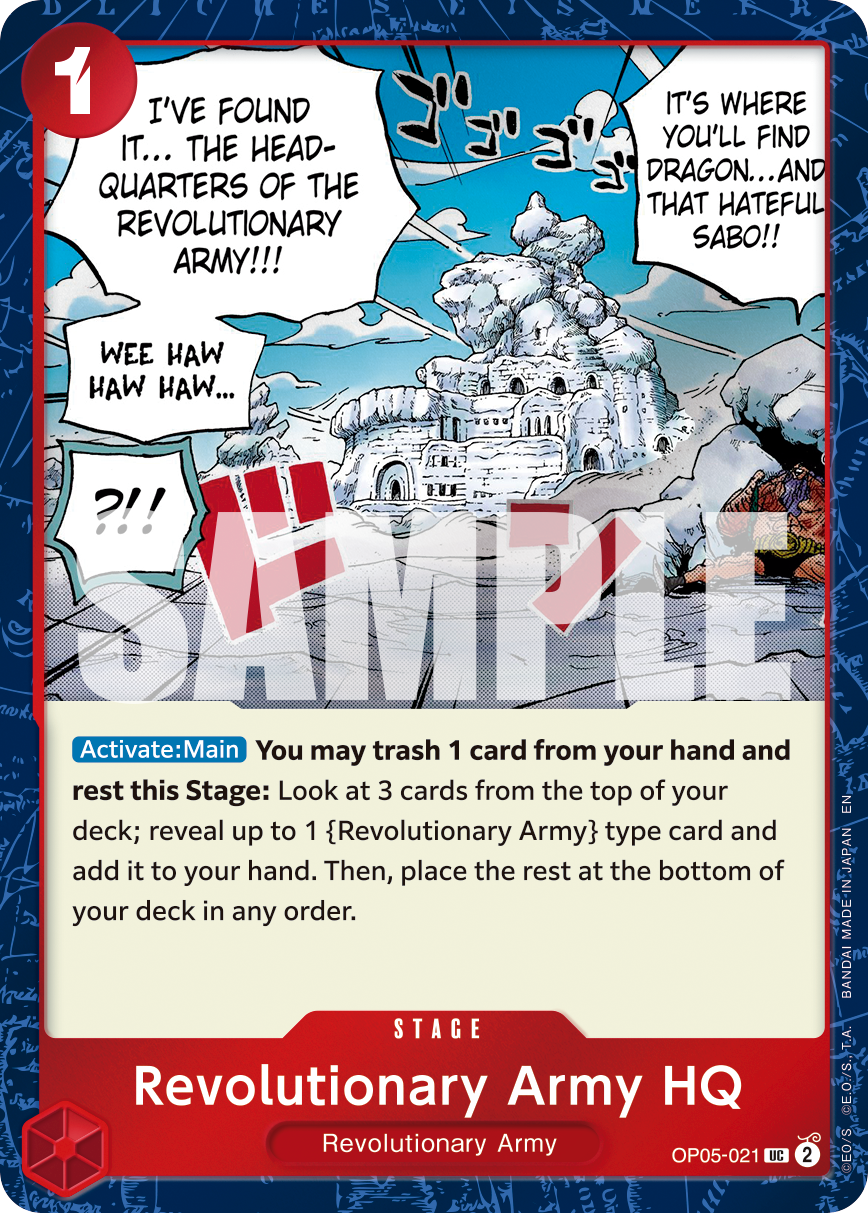 Revolutionary Army HQ (PRB-02 OP05-021_p1) — Alt Art