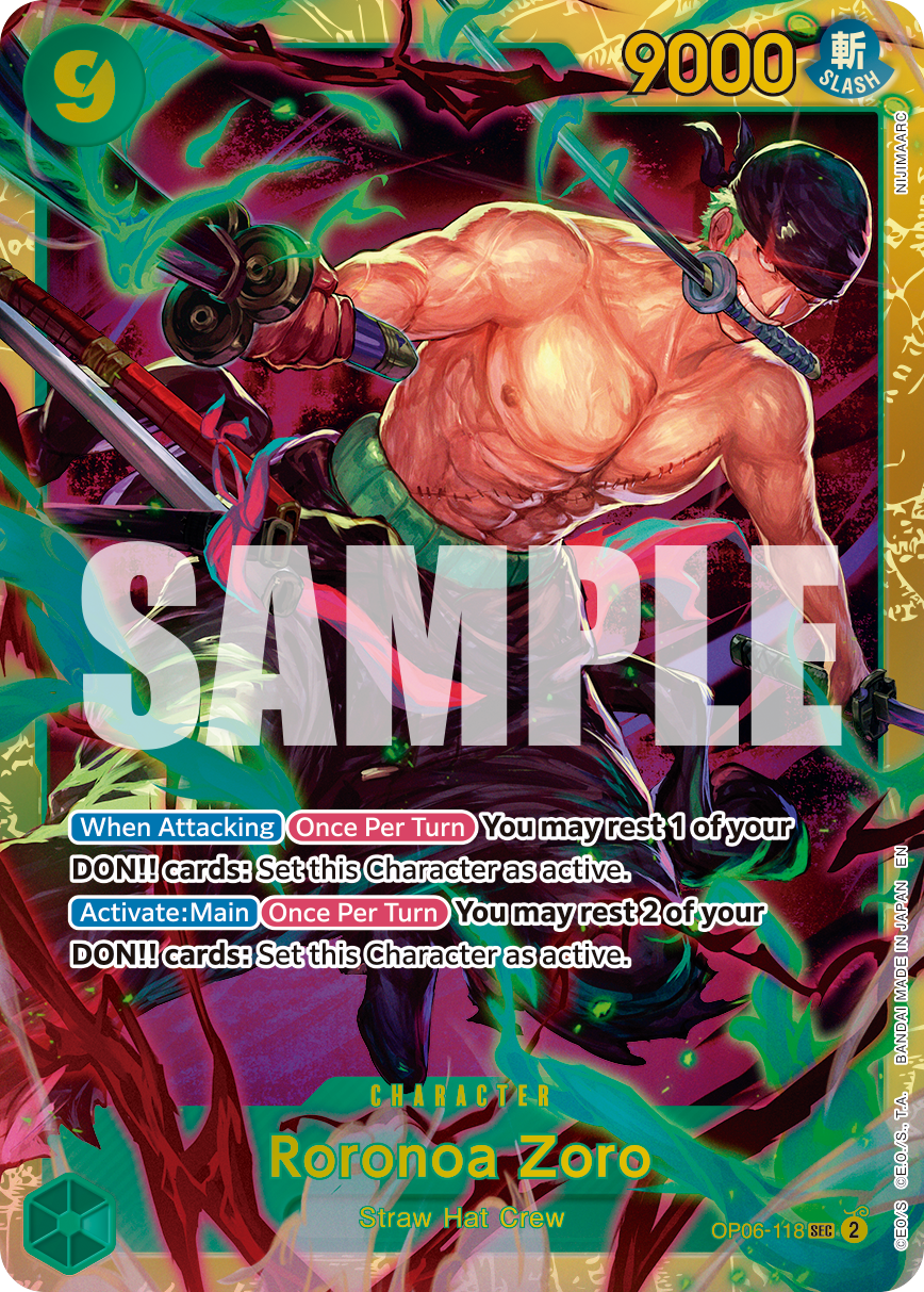 Roronoa Zoro (PRB-02 OP06-118_r2)