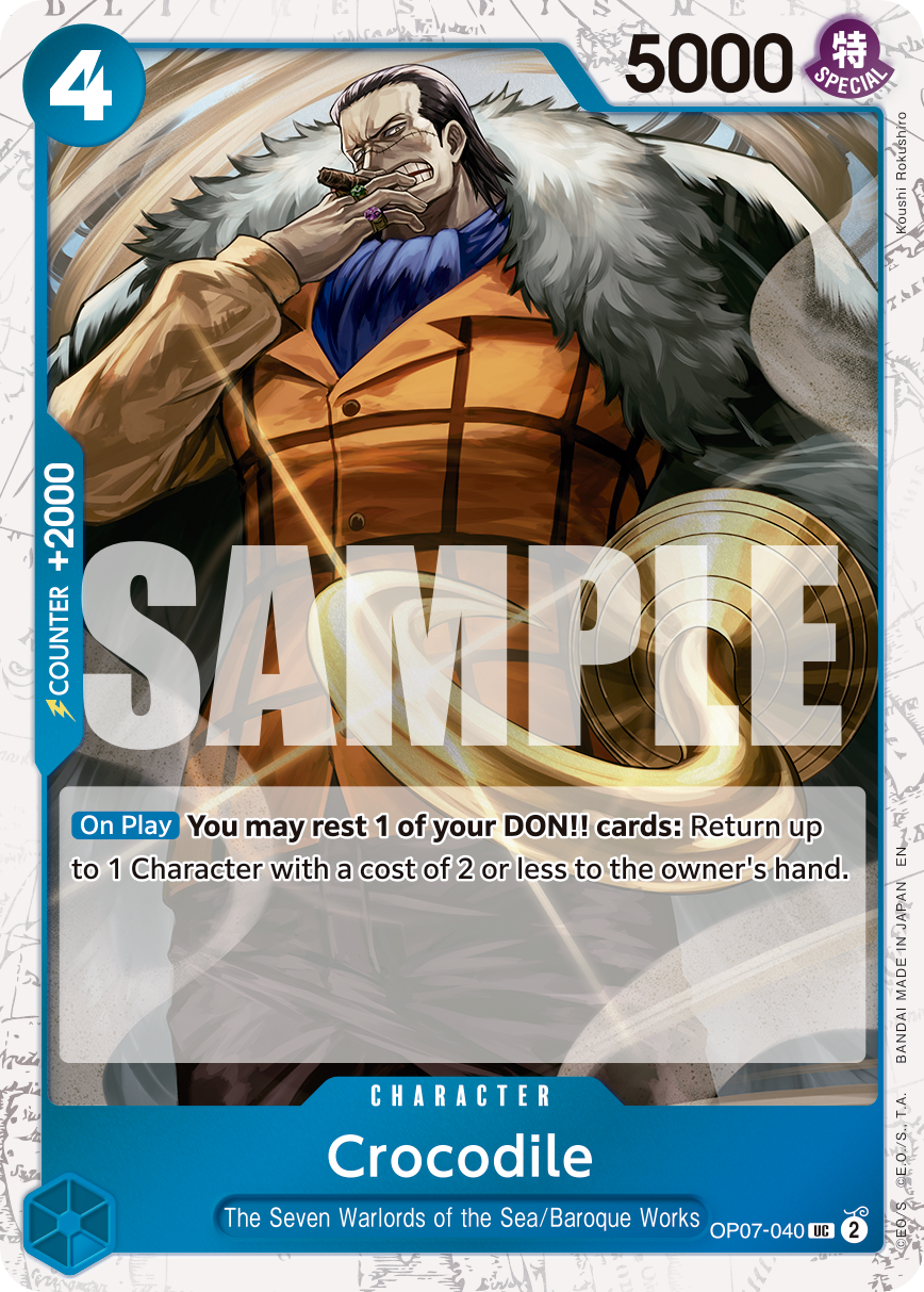Crocodile (PRB-02 OP07-040_p2) — Alt Art