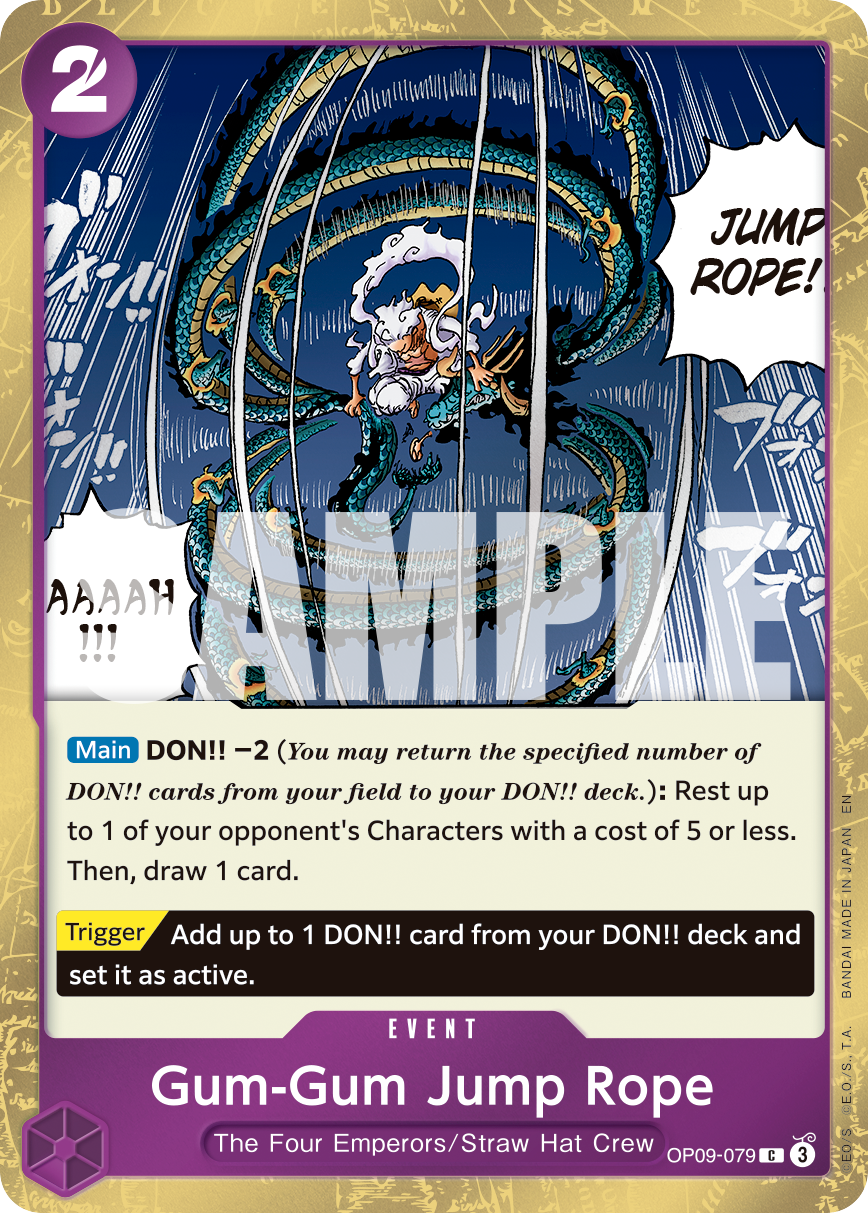 Gum-Gum Jump Rope (PRB-02 OP09-079_p1) — Alt Art