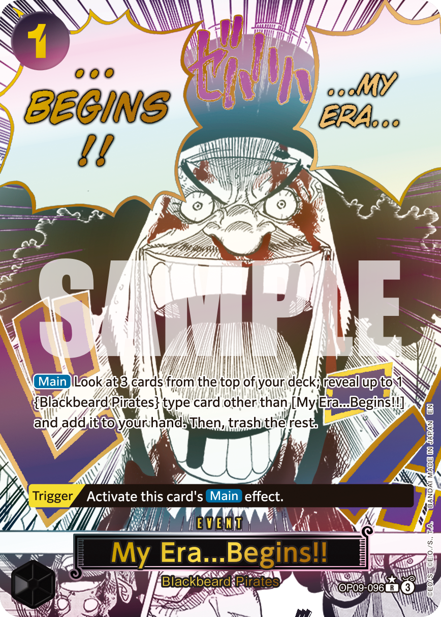 My Era...Begins!! (PRB-02 OP09-096_p1) — Alt Art