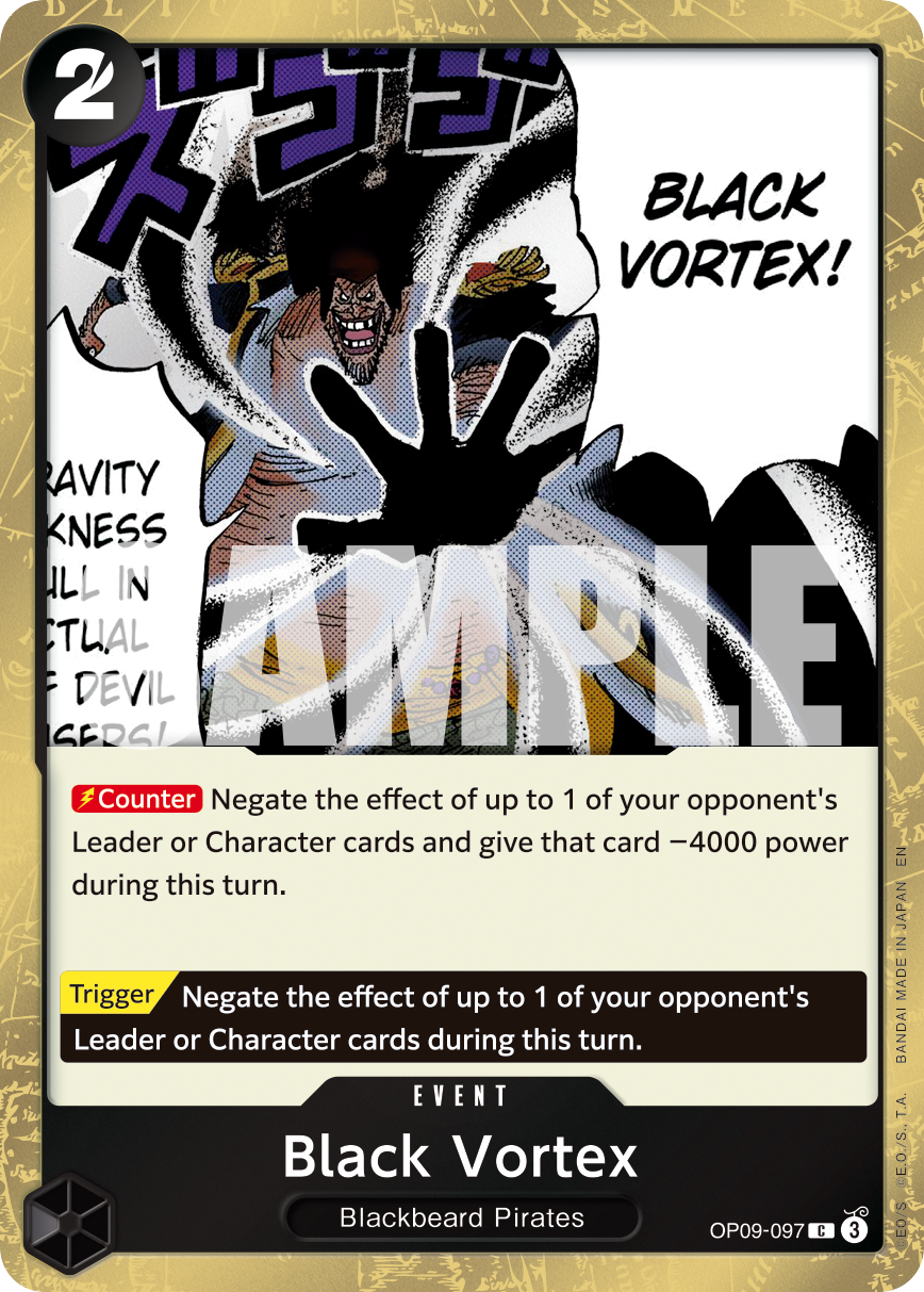 Black Vortex (PRB-02 OP09-097_p1) — Alt Art