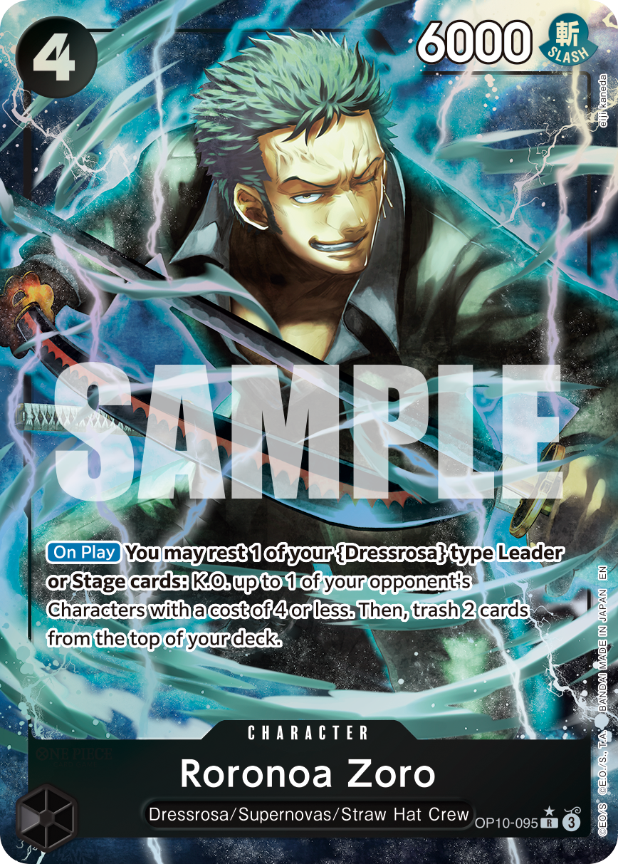 Roronoa Zoro (PRB-02 OP10-095_p1) — Alt Art