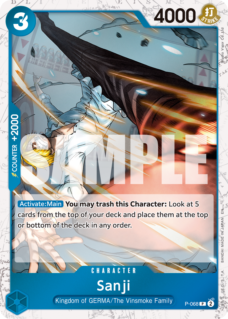 Sanji (PRB-02 P-068_p1) — Alt Art