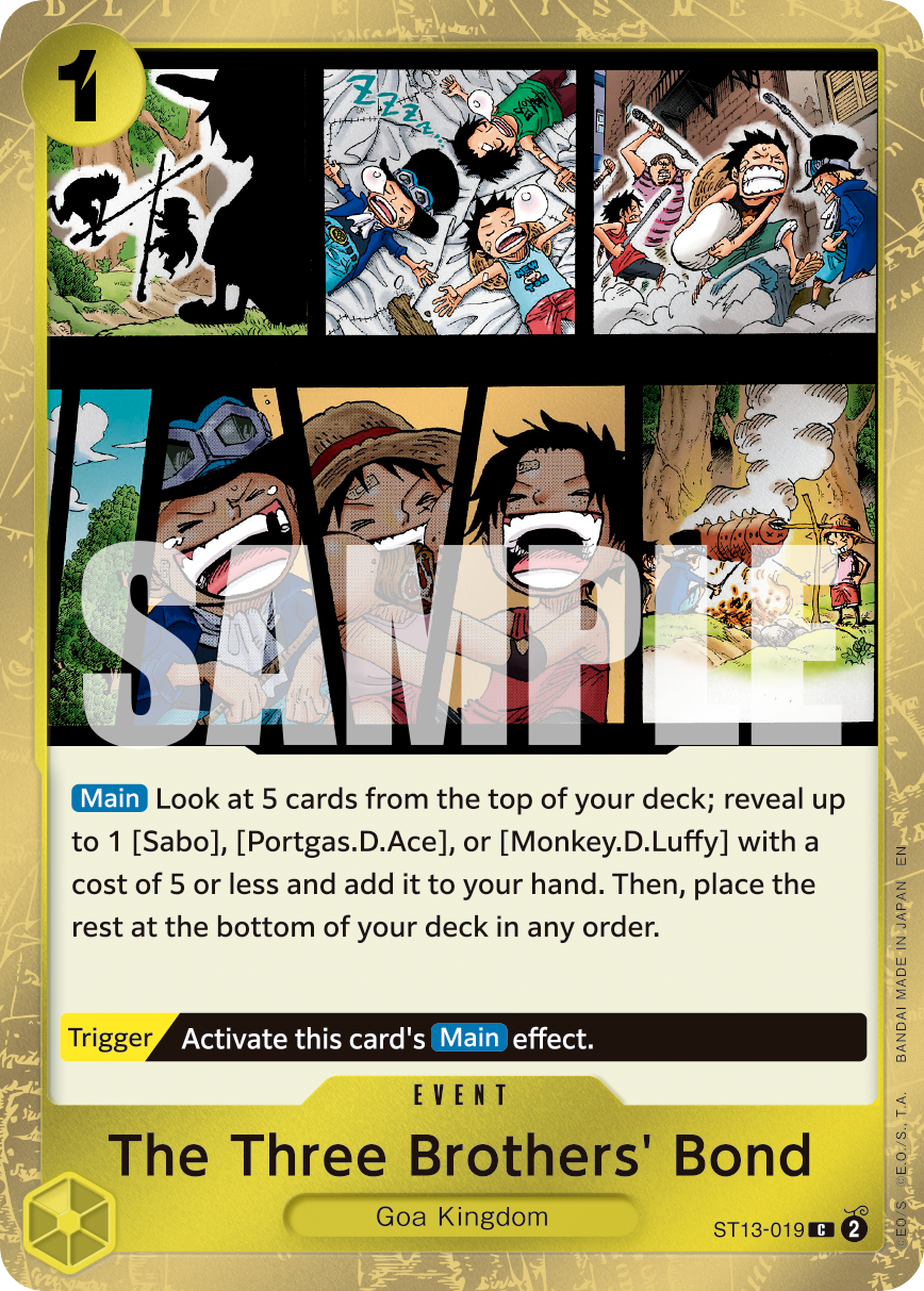 The Three Brothers' Bond (PRB-02 ST13-019_p1) — Alt Art