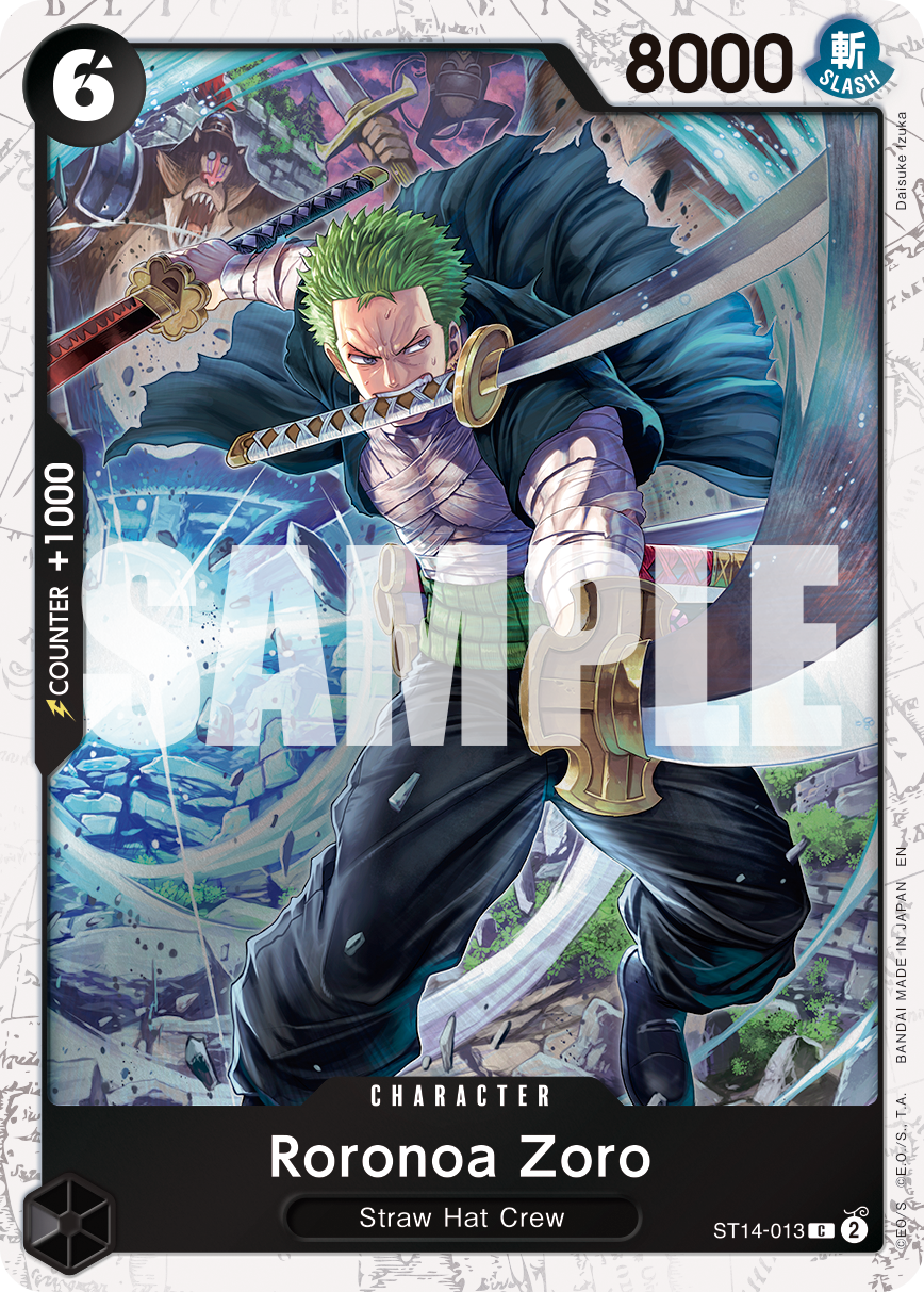 Roronoa Zoro (PRB-02 ST14-013_p1) — Alt Art