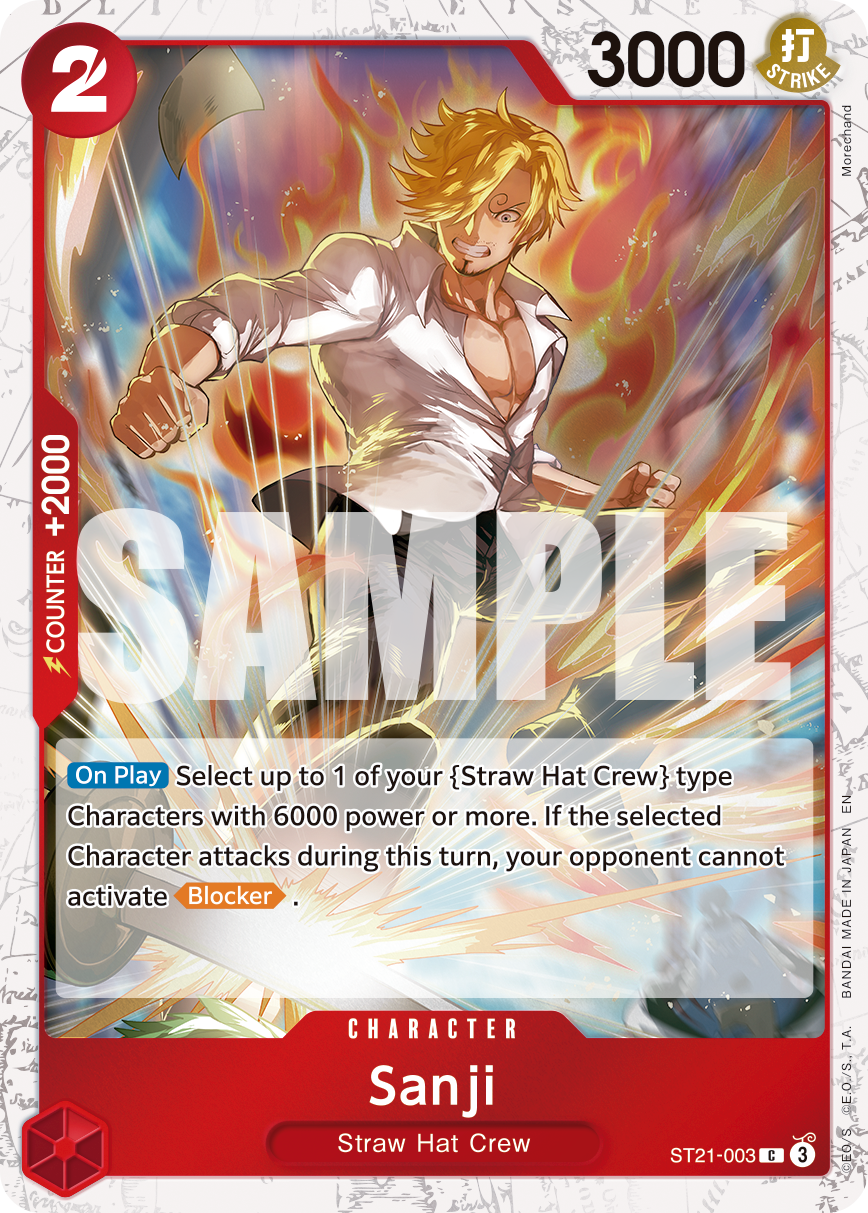 Sanji (PRB-02 ST21-003_p2) — Alt Art