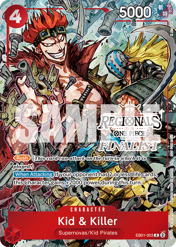Kid &amp; Killer (PROMOS EB01-003_p3) — Alt Art