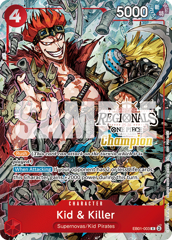 Kid &amp; Killer (PROMOS EB01-003_p4) — Alt Art