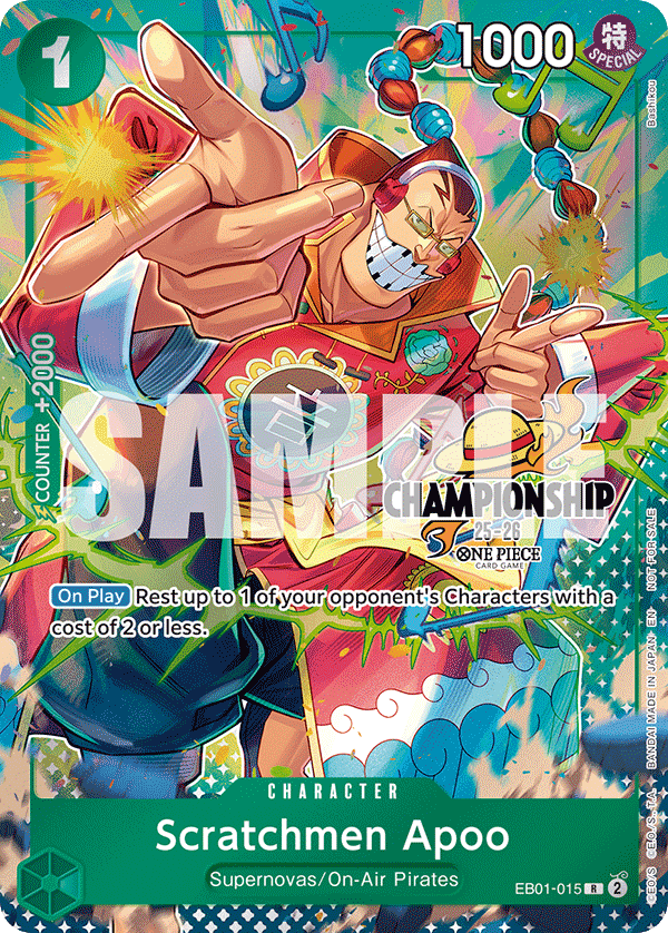 Scratchmen Apoo (PROMOS EB01-015_p4) — Alt Art