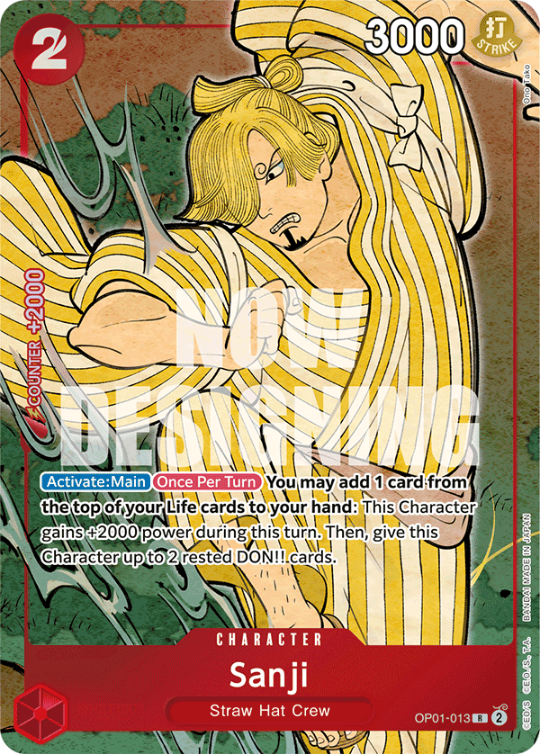 Sanji (PROMOS OP01-013_p4) — Alt Art