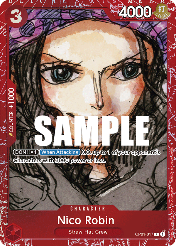 Nico Robin (PROMOS OP01-017_p1) — Alt Art