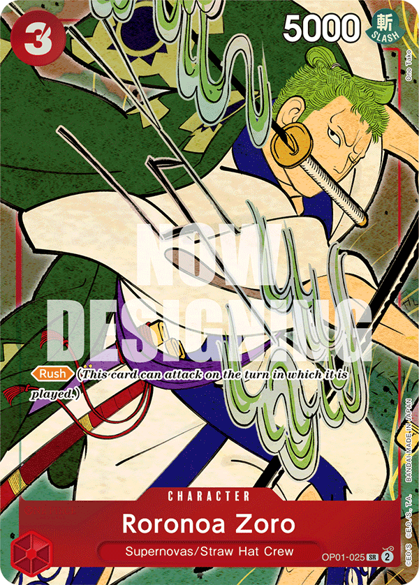 Roronoa Zoro (PROMOS OP01-025_p3) — Alt Art