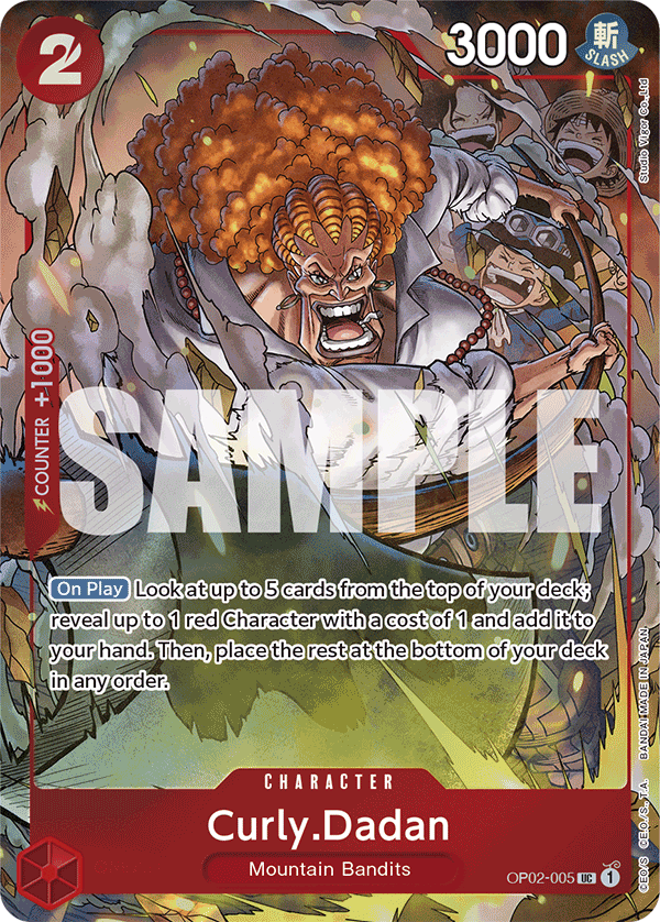 Curly.Dadan (PROMOS OP02-005_p2) — Alt Art