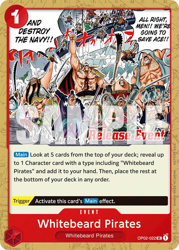 Whitebeard Pirates (PROMOS OP02-022_p1) — Alt Art