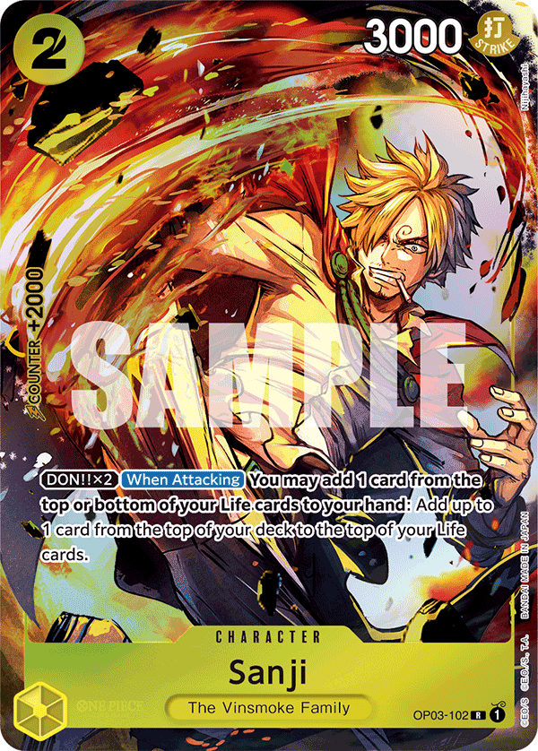 Sanji (PROMOS OP03-102_p2) — Alt Art