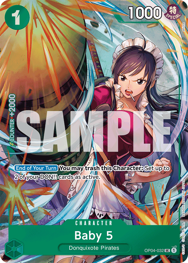 Baby 5 (PROMOS OP04-032_p4) — Alt Art