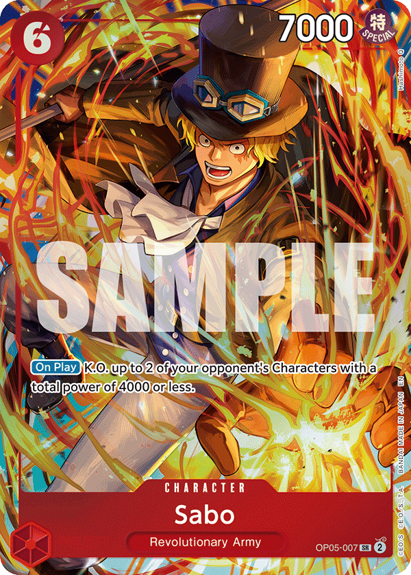 Sabo (PROMOS OP05-007_p4) — Alt Art