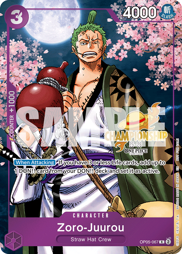 Zoro-Juurou (PROMOS OP05-067_p5) — Alt Art